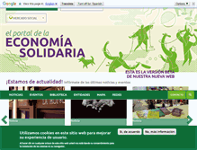 Tablet Screenshot of economiasolidaria.org